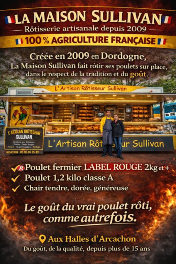 🐓 La Maison Sullivan – Rôtisserie artisanale depuis 2009